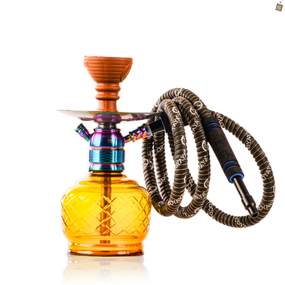 COCOYAYA X9 Hookah - Rainbow Stem / Amber Base