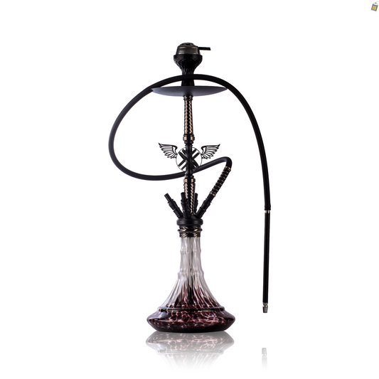 Columbus 4 Pipe Hookah - Black