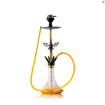 Columbus 4 Pipe Hookah - Gold