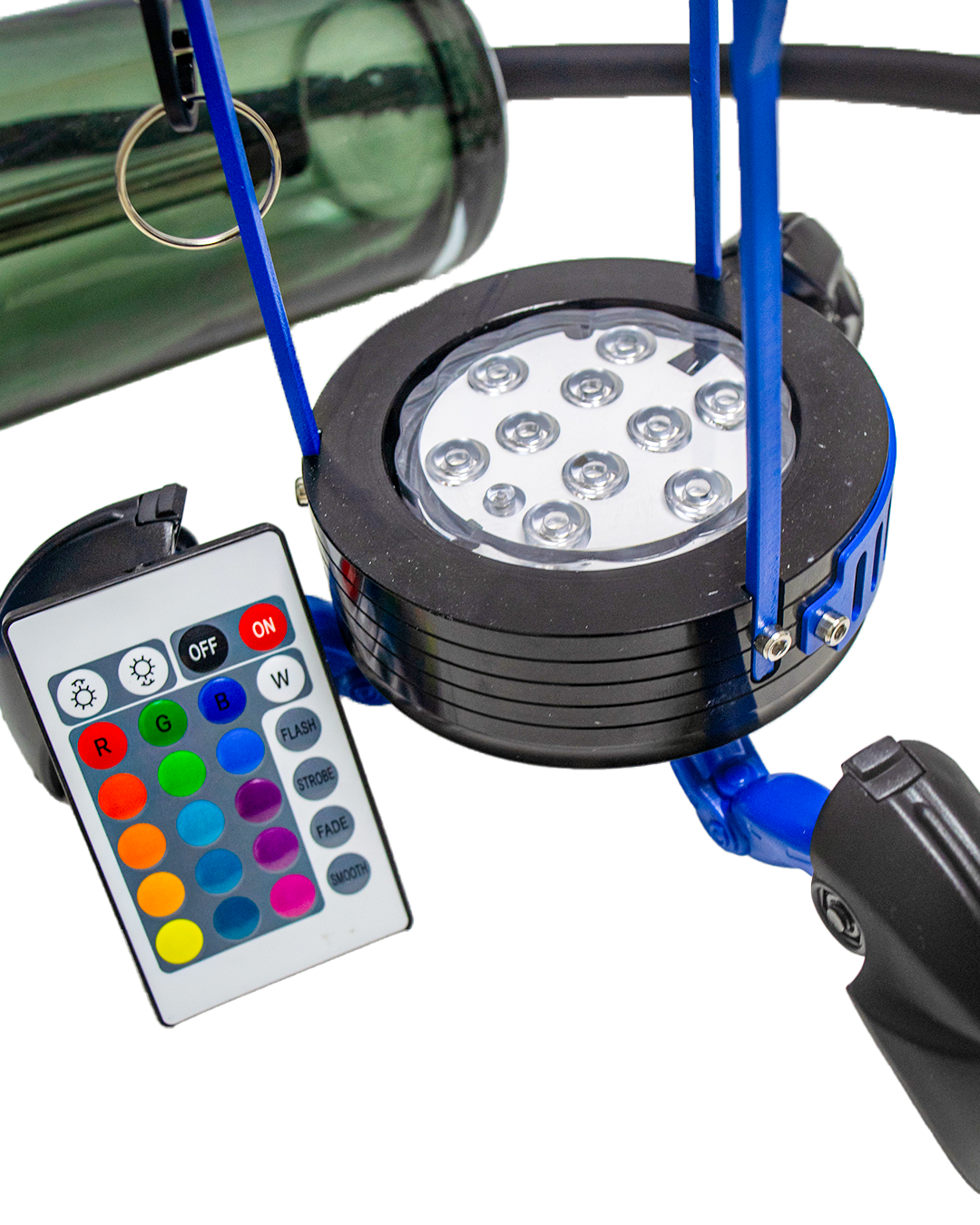 Crab X-Function Hookah with LED Light - Blue