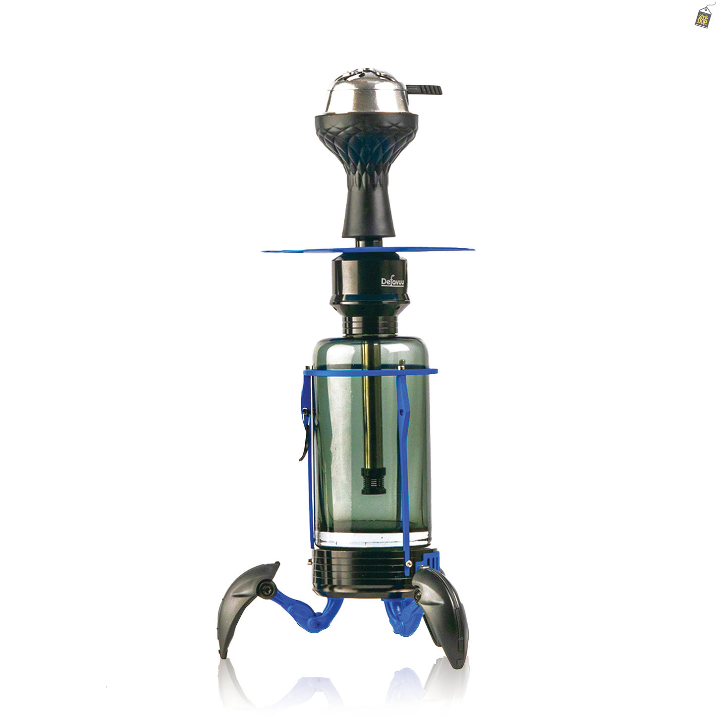 Crab X-Function Hookah with LED Light - Blue