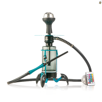 Crab X-Function Hookah with LED Light - Green
