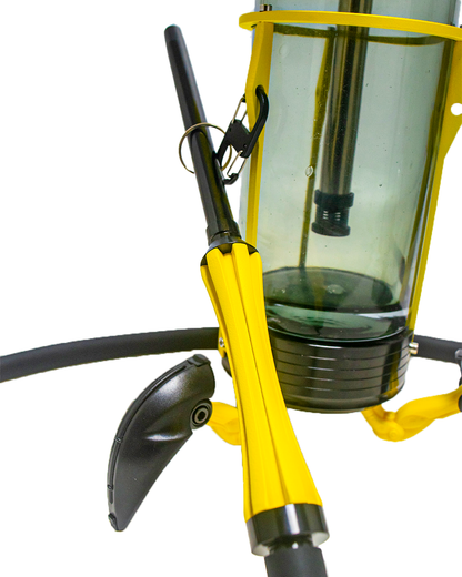 Crab X-Function Hookah with LED Light - Yellow