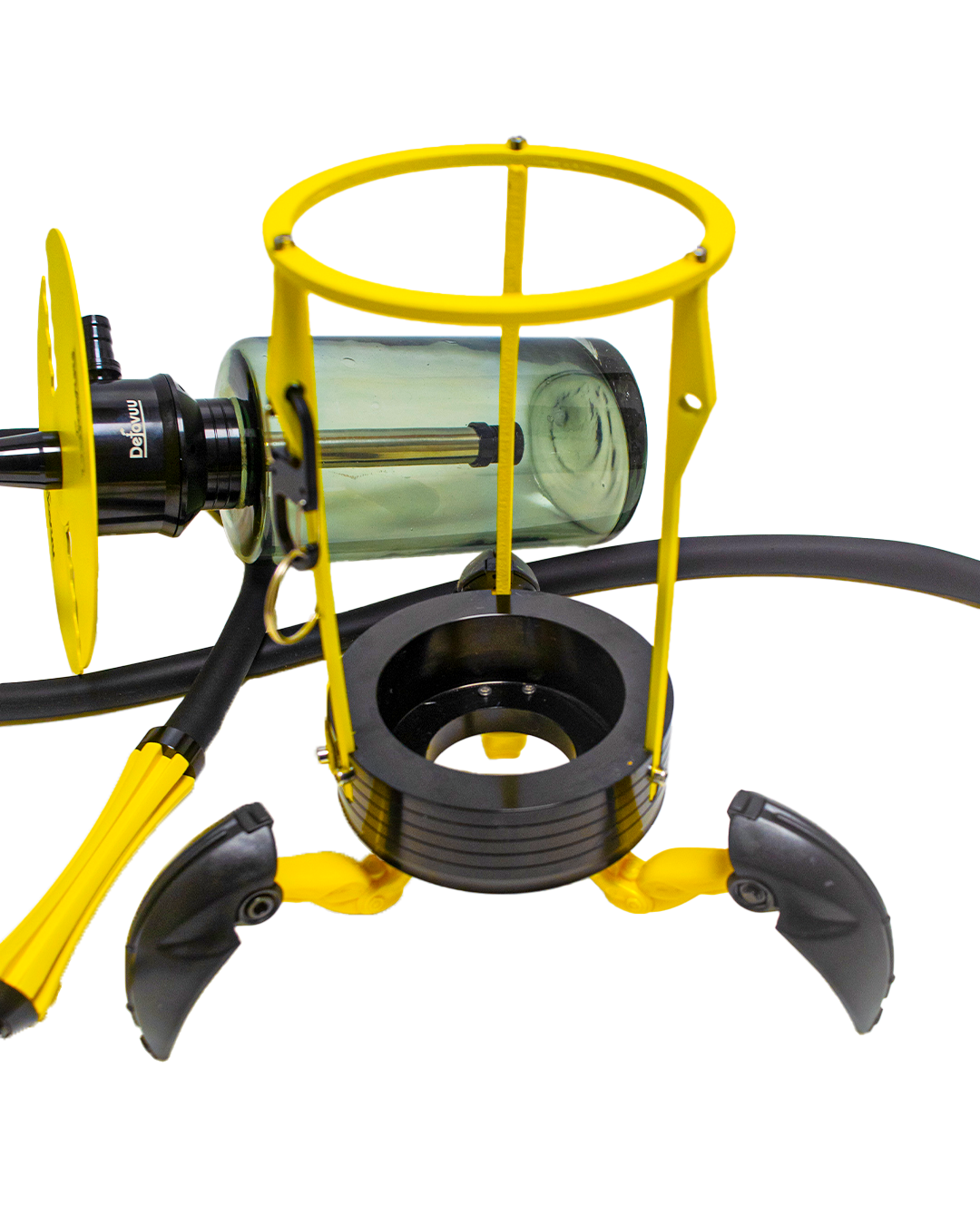 Crab X-Function Hookah with LED Light - Yellow