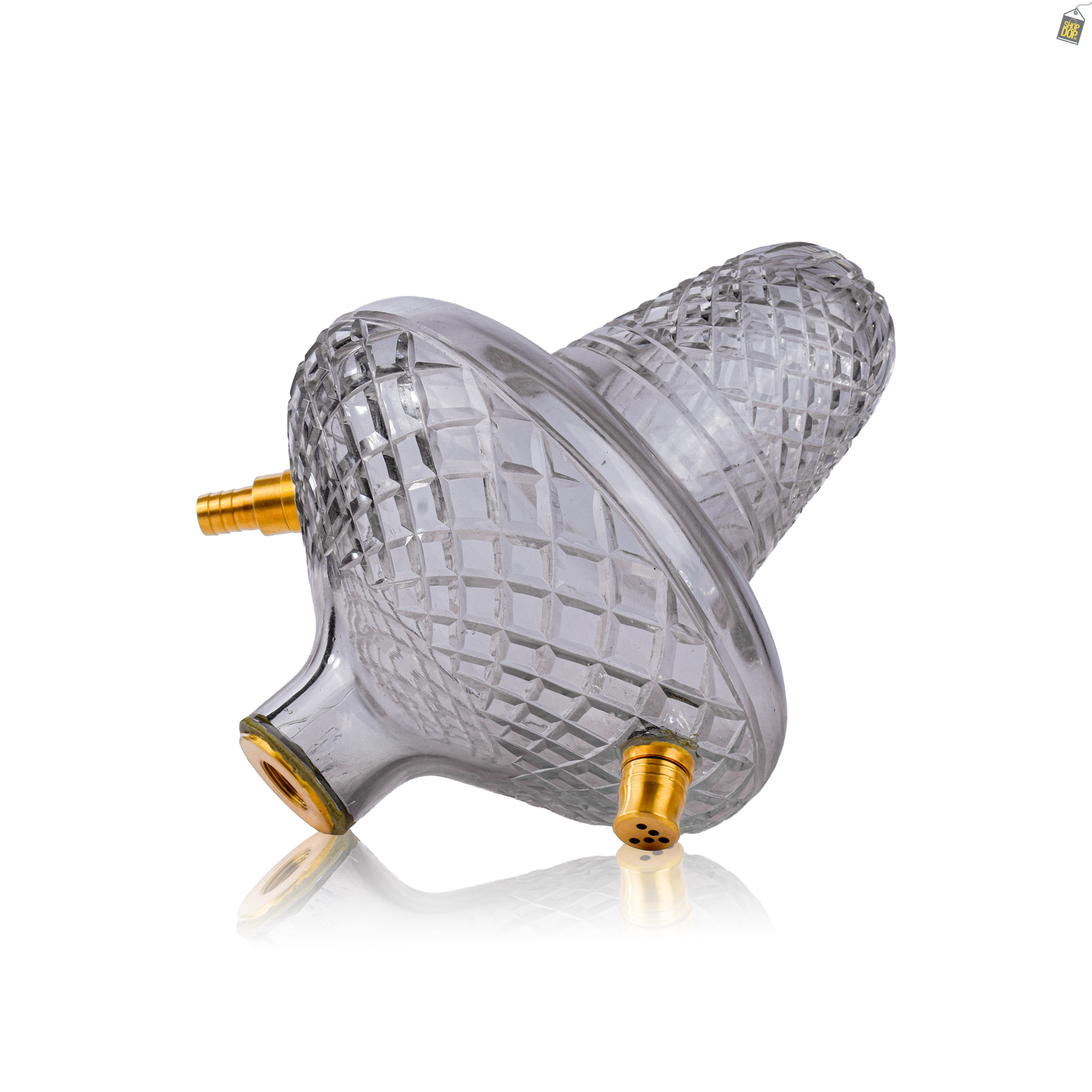 VG France Crown Hookah - Replacement Base Only with Lock (Gold)
