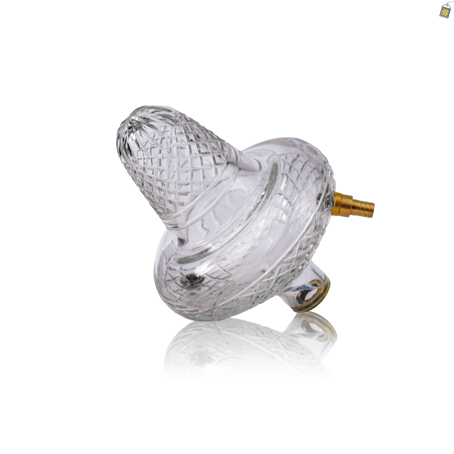 VG France Crown Hookah - Replacement Base Only with Lock (Gold)