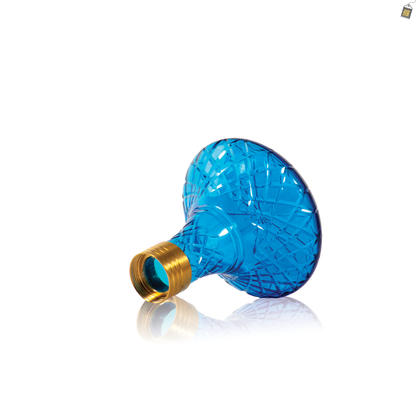 Dark Knight Hookah Replacement Base Only with Golden Lock - Blue