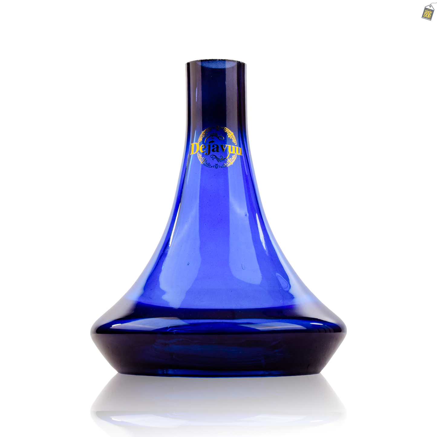 Delta Glass Hookah Replacement Base - Blue (Lock)