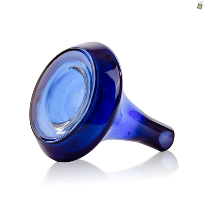 Delta Glass Hookah Replacement Base - Blue (Lock)