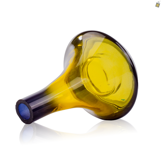 Delta Glass Hookah Replacement Base - Yellow (Lock)