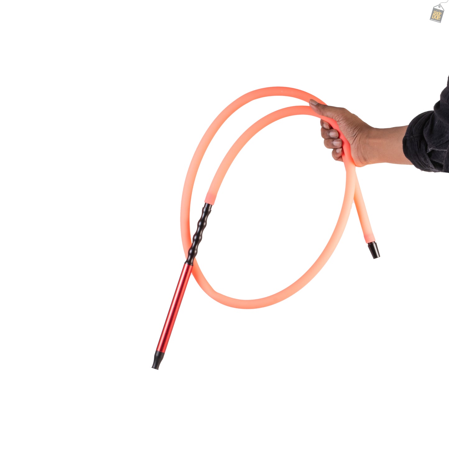 Deluxe Radium Silicone Hookah Pipe - Pink