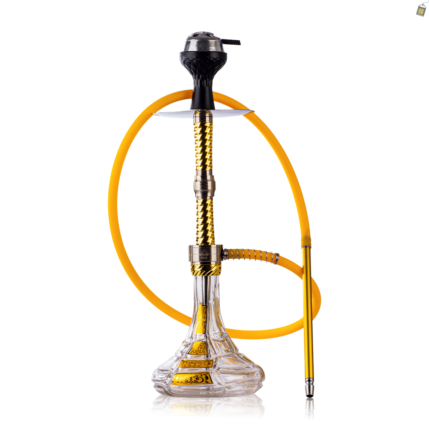 Double Treat Hookah - Gold