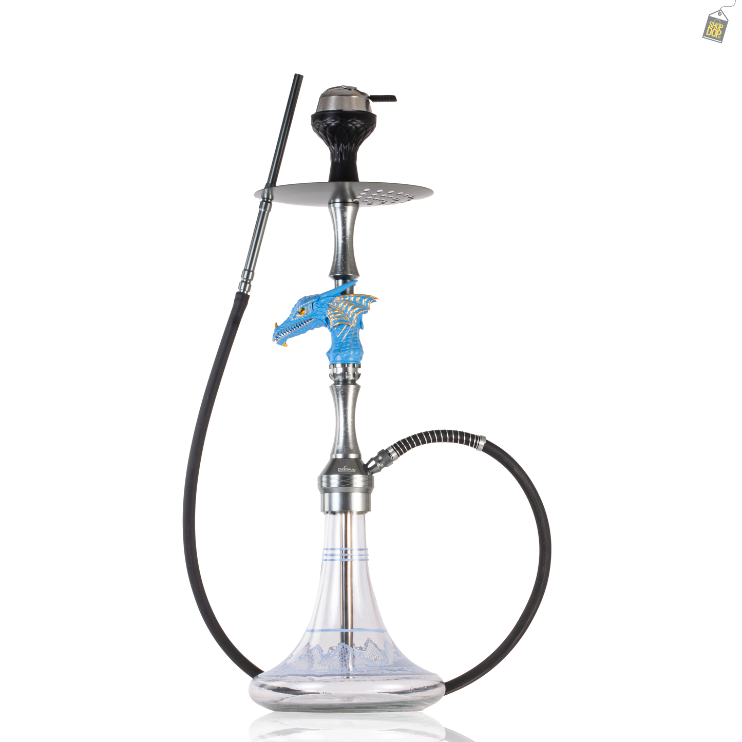 Dragon's Breath Hookah - Silver