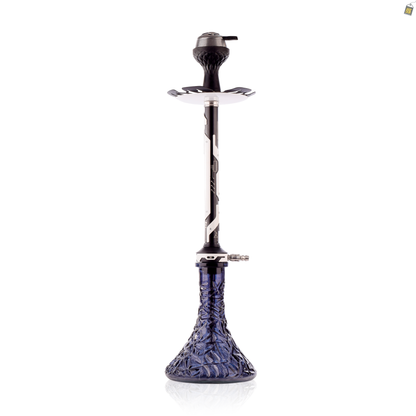 El Bomber Jack Hookah - White Stem / Black Base