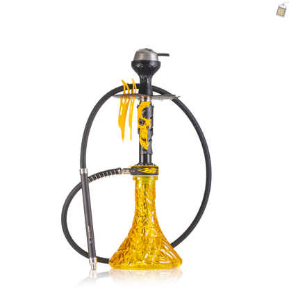 EL Bomber Skull Hookah - Yellow