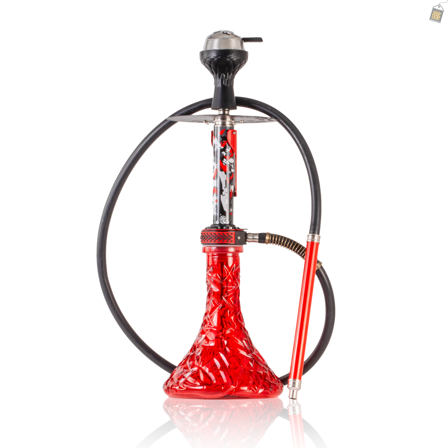 EL Bomber Slug Hookah - Red