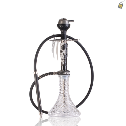 EL Bomber Skull Hookah - White