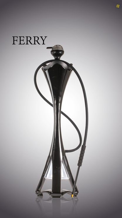 Ferry Hookah with LED Light - Black