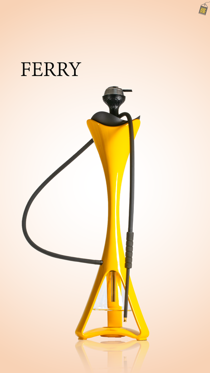 Ferry Hookah with LED Light - Yellow