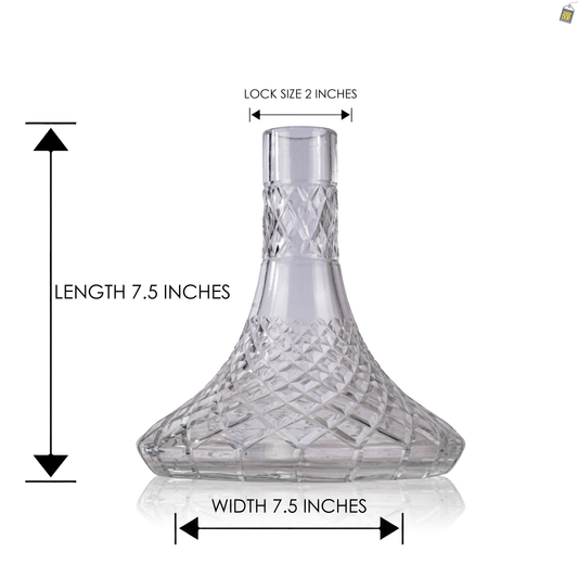 VG France Joe Hookah - Replacement Base Only without Lock (Transparent base)