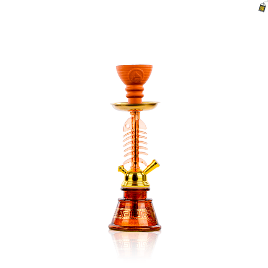 Fishie Pumpkin Hookah - Brown