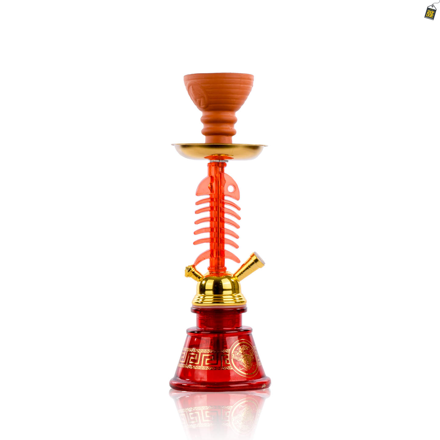 Fishie Pumpkin Hookah - Red