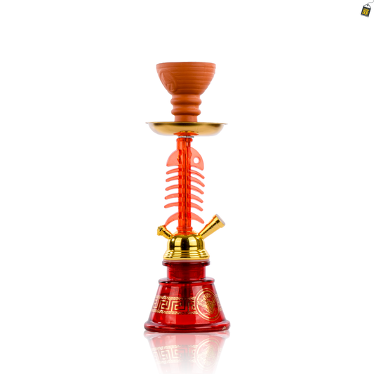 Fishie Pumpkin Hookah - Red