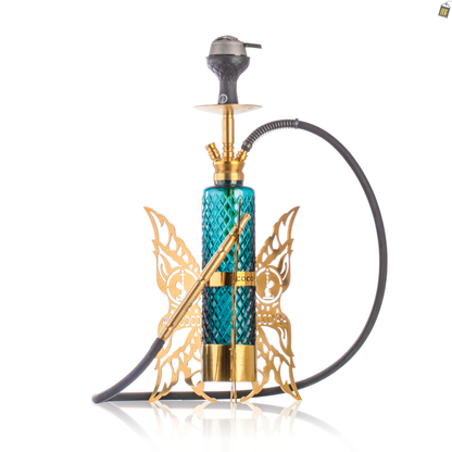 COCOYAYA Flamingo Hookah - Golden / Green Base
