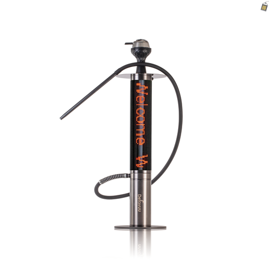 Folix Hookah with Moving Screen - Black