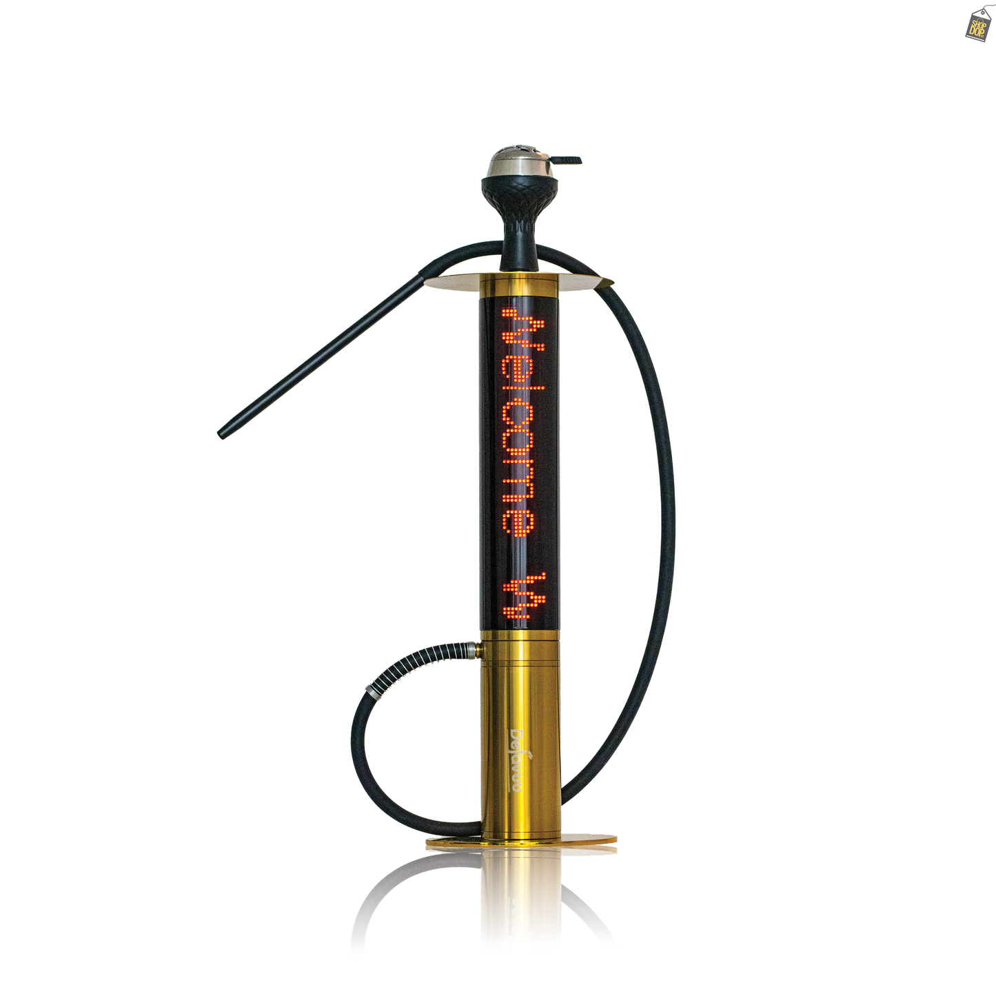 Folix Hookah with Moving Screen - Gold