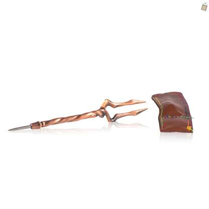 Dragon Claw Hookah Fork with Cover - Copper