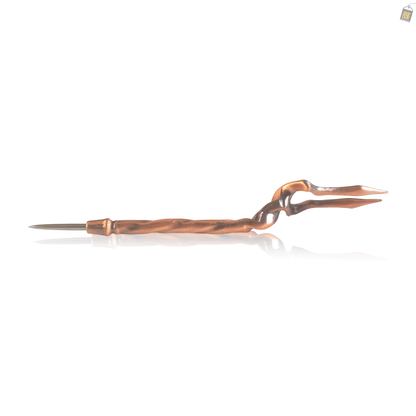 Dragon Claw Hookah Fork with Cover - Copper