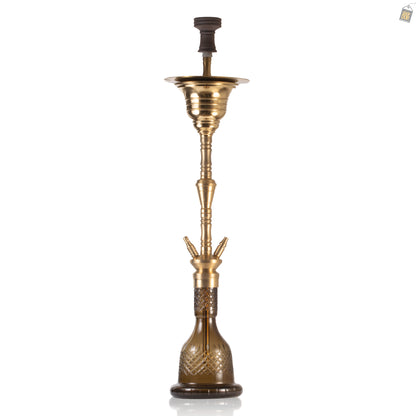 COCOYAYA Gamaliya Arabia Grande Hookah - Gold Stem / Brown Base
