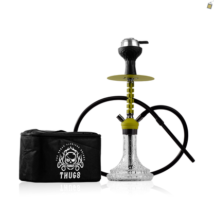 Garry X Hookah - Green Stem / Bubble Base