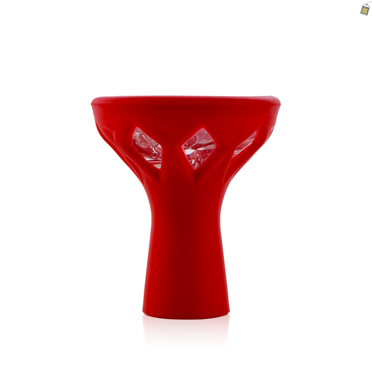 Xamsari Vitria Silicone Hookah Chillum - Red