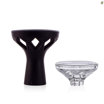 Xamsari Vitria Silicone Hookah Chillum - Black