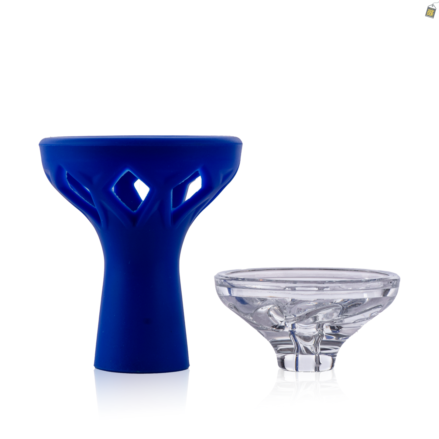 Xamsari Vitria Silicone Hookah Chillum - Blue