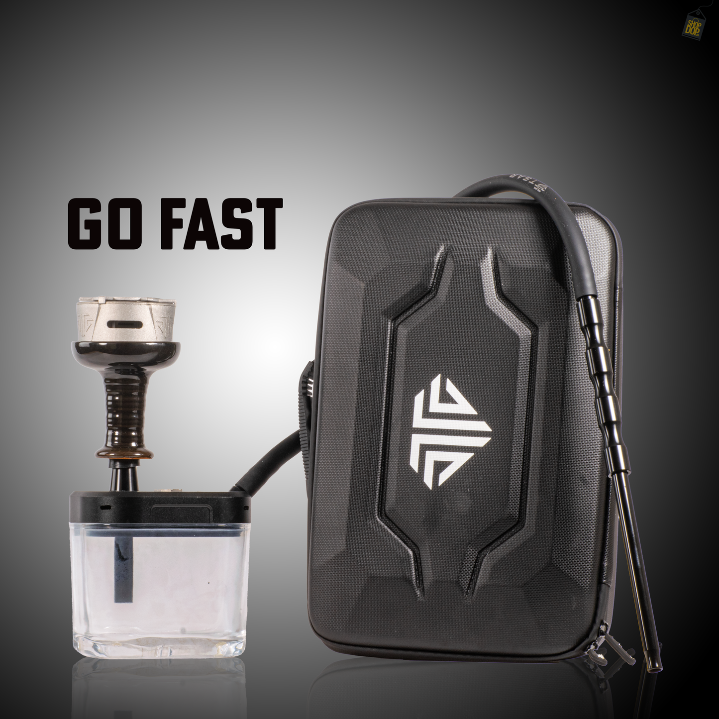 GoFast Hookah with Case - Black