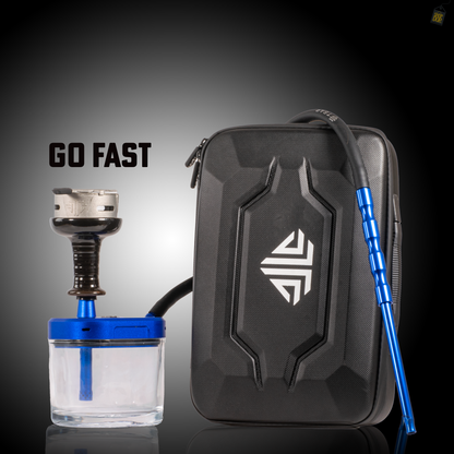 GoFast Hookah with Case - Blue
