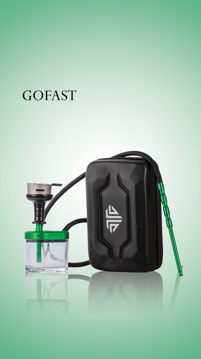GoFast Hookah with Case - Green