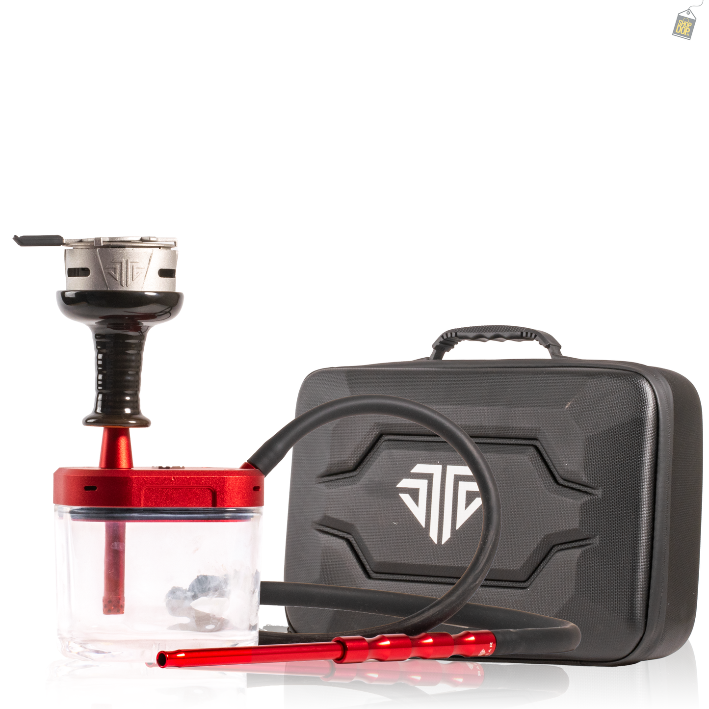 GoFast Hookah with Case - Red