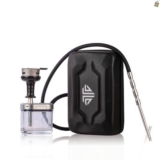 GoFast Hookah with Case - Silver
