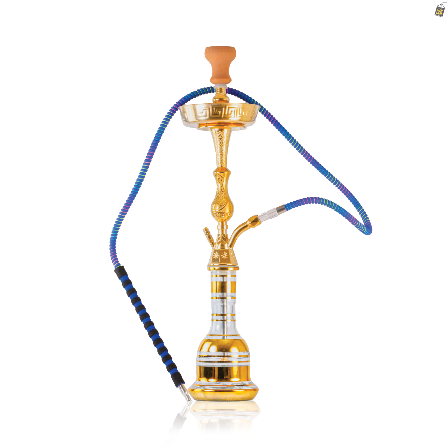 Thugs Big Khalil Hookah with Bag - Gold