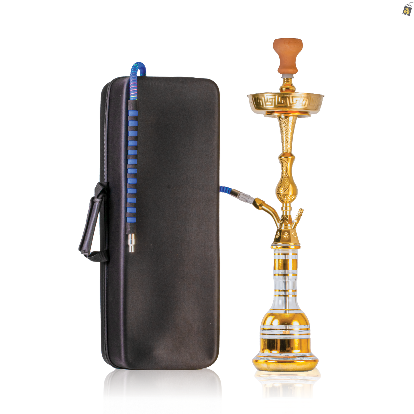 Thugs Big Khalil Hookah with Bag - Gold