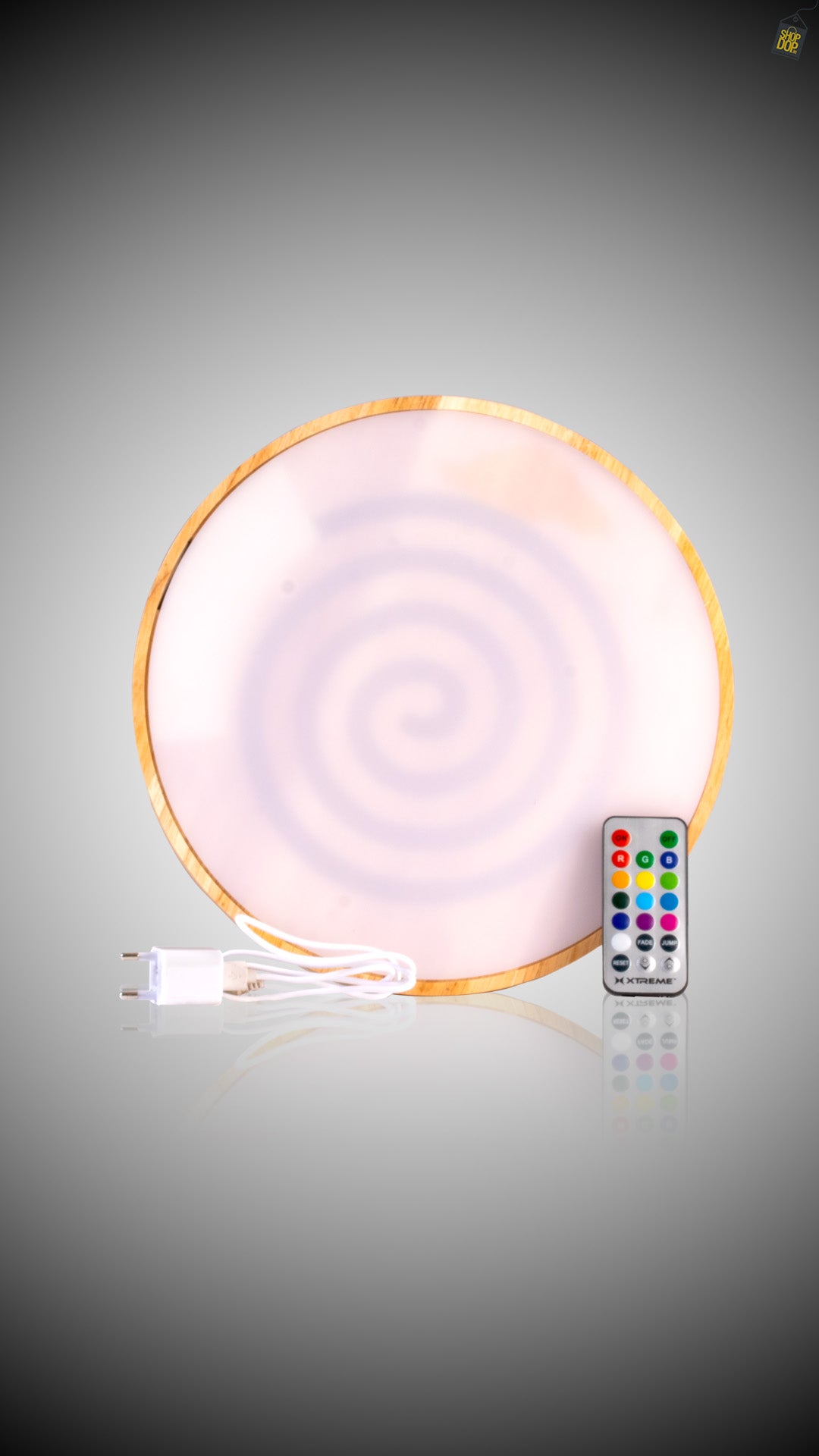 Wooden Pyro Light Hookah Base with Remote