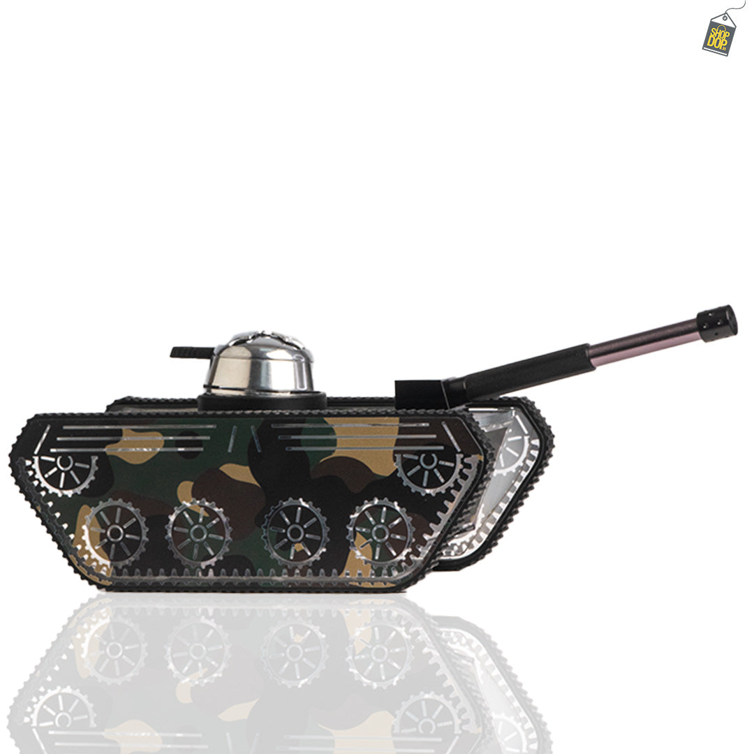 Designer Tank Hookah with LED Light - Military Color