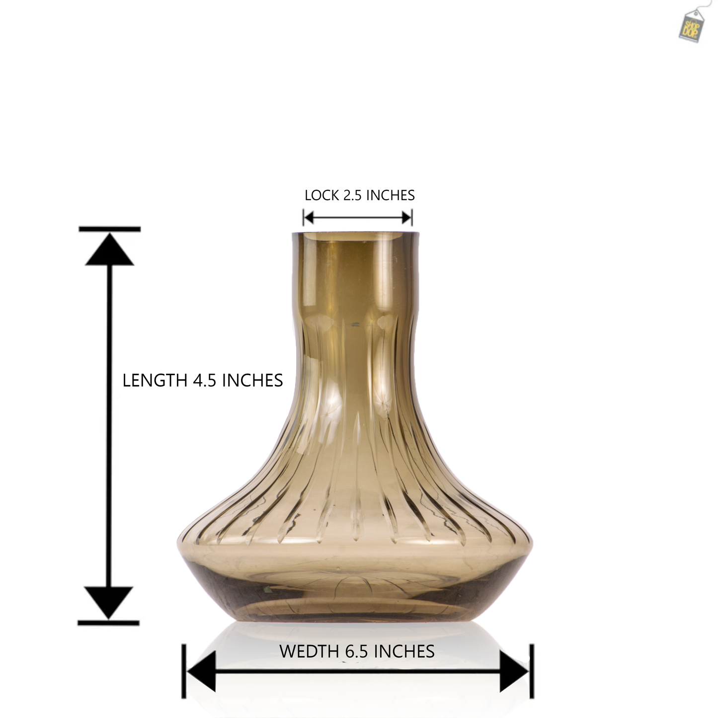 COCOYAYA Valeria Hookah Replacement Base Only - Grey