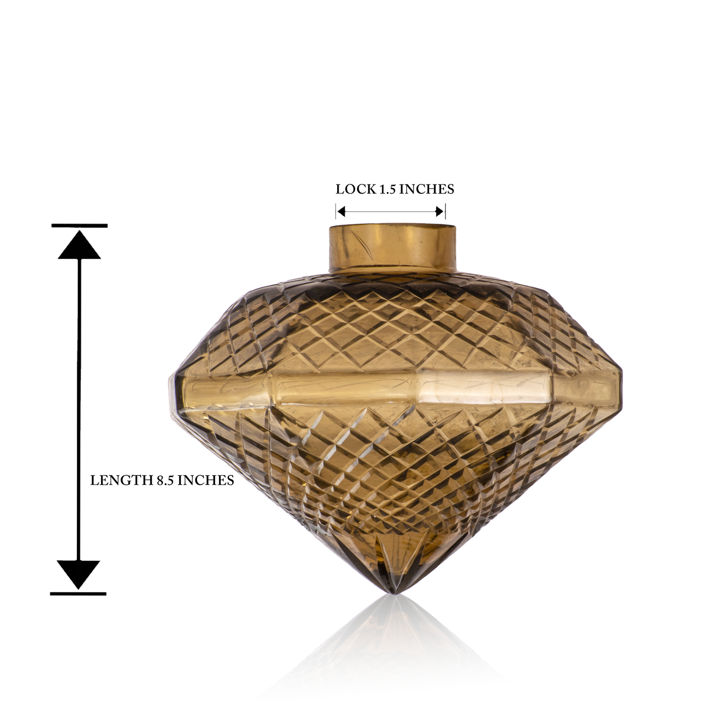 VG France Gemstone Hookah - Replacement Base Only without Lock - Grey