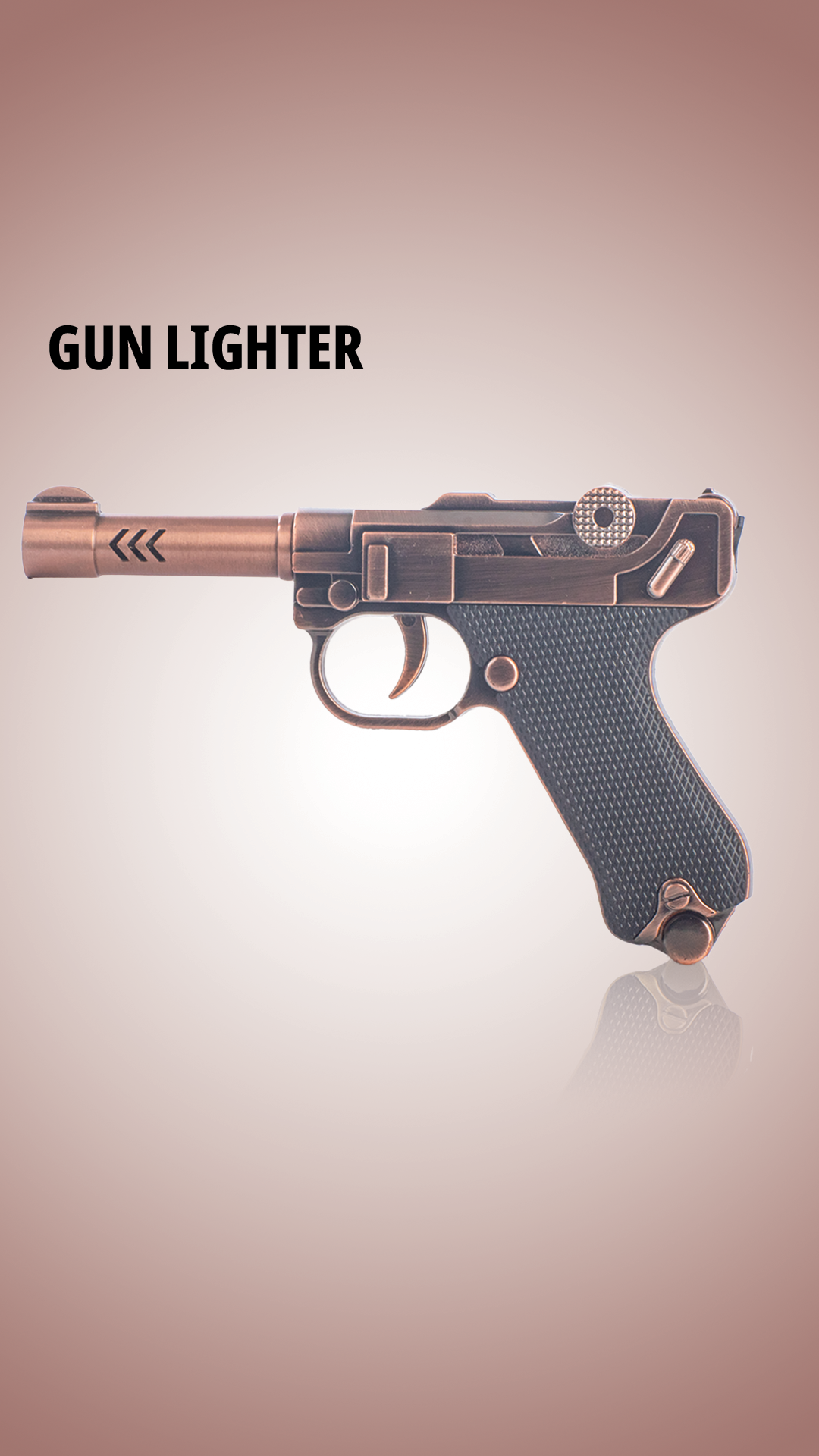 Gun Lighter - Rose Gold