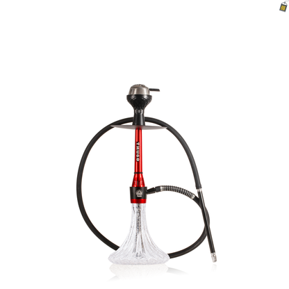 Hevil Hookah with Radium Base - Red